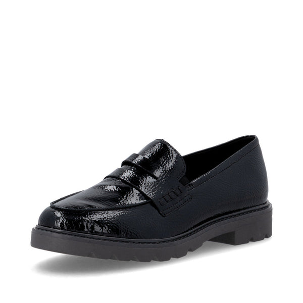 Remonte D2Q05-02 (Black Patent) - Women's