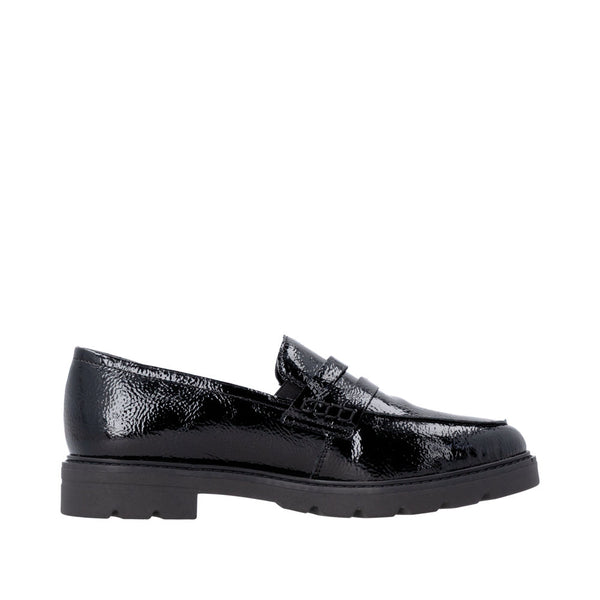 Remonte D2Q05-02 (Black Patent) - Women's