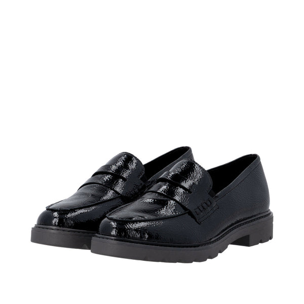 Remonte D2Q05-02 (Black Patent) - Women's