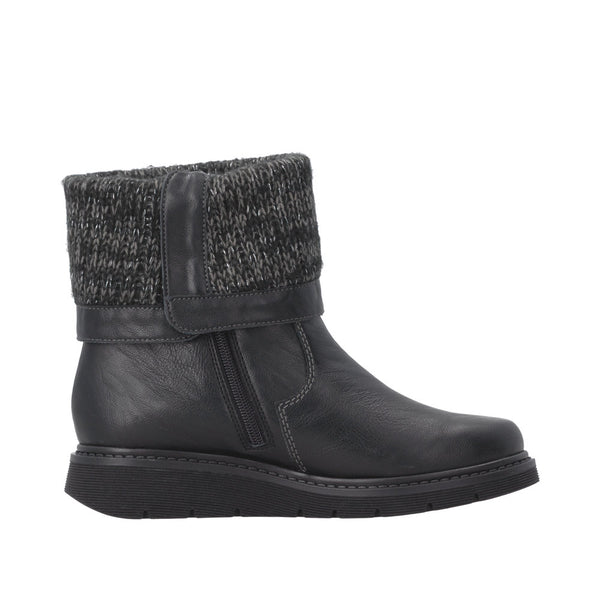 Remonte D3976-03 (Black) - Women's