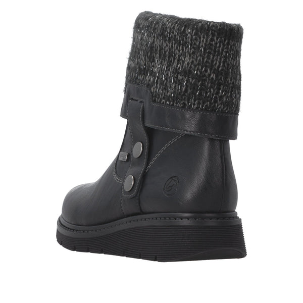 Remonte D3976-03 (Black) - Women's