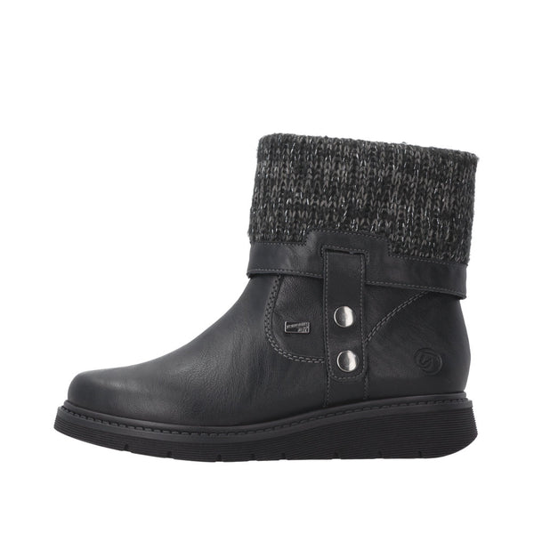 Remonte D3976-03 (Black) - Women's