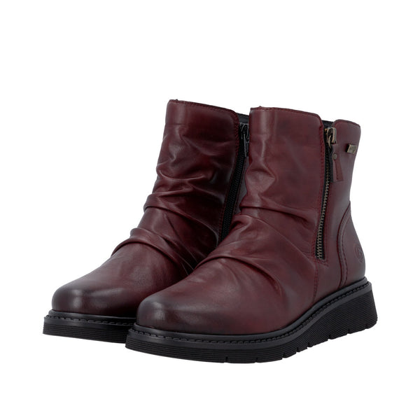 Remonte D3981-35 (Burgundy) - Women's