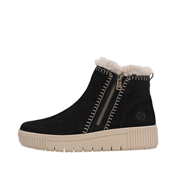 Remonte D3B70-03 (Black) - Women's