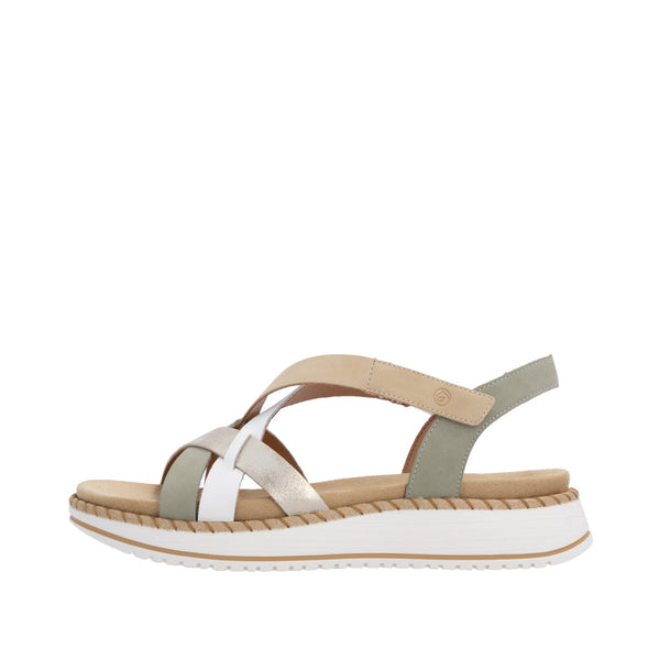 Remonte D3J53-52 (Green Multi) - Women's