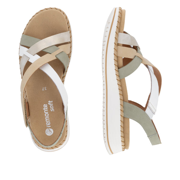 Remonte D3J53-52 (Green Multi) - Women's