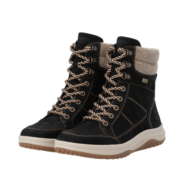 Remonte D3Q72-03 (Black) - Women's