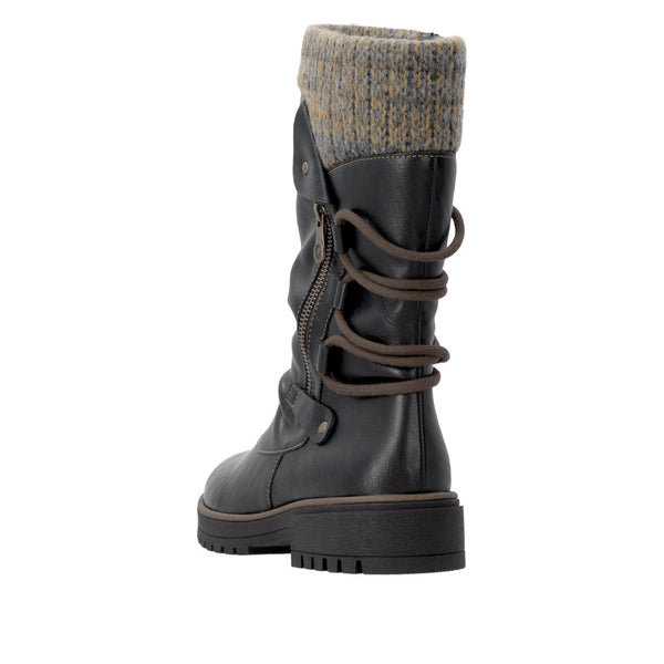 Remonte D3W72-03 (Black)- Women's