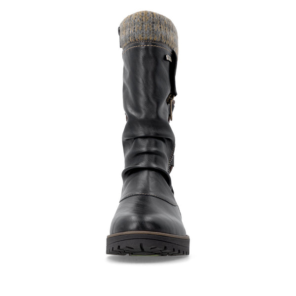 Remonte D3W72-03 (Black)- Women's