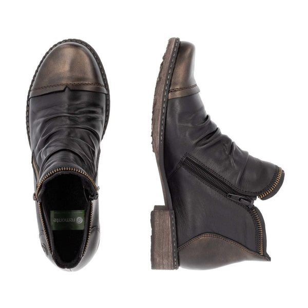 Remonte D4380-03 (Black) - Women's