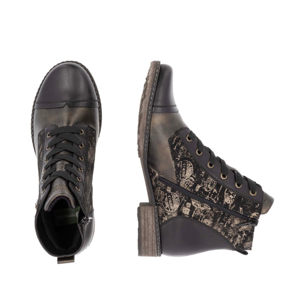 Remonte D4381-03 (Black Multi) - Women's