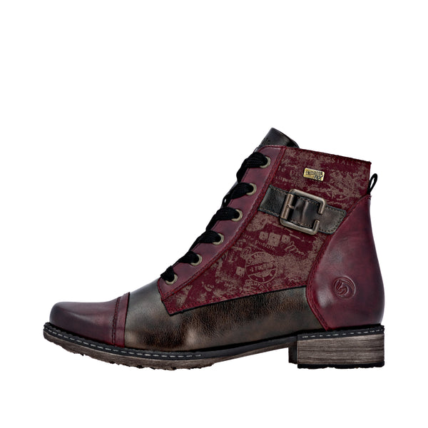 Remonte D4381-35 (Red Multi) - Women's