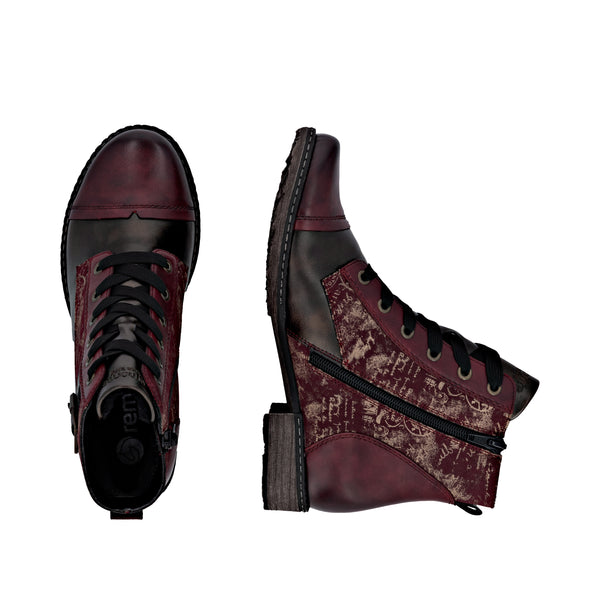 Remonte D4381-35 (Red Multi) - Women's