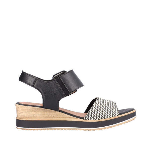 Remonte D6453-01 (Black Multi) - Women's
