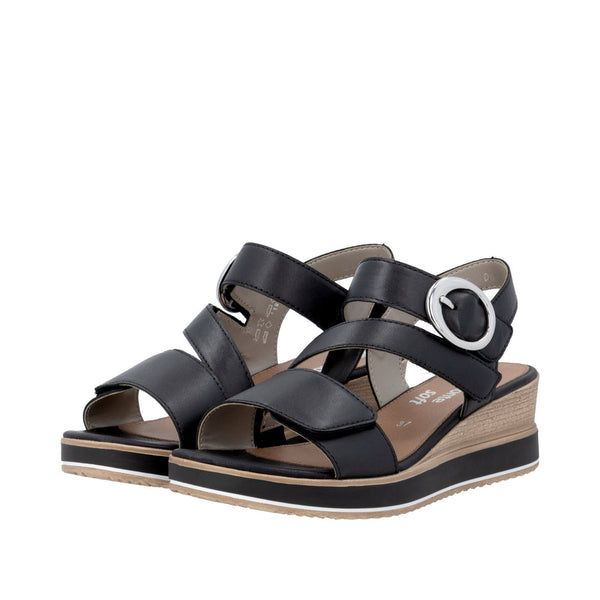 Remonte D6466-00 (Black) - Women's