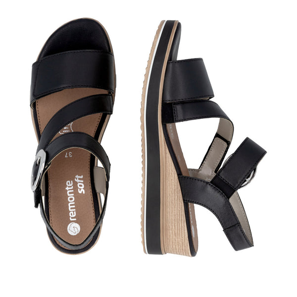 Remonte D6466-00 (Black) - Women's