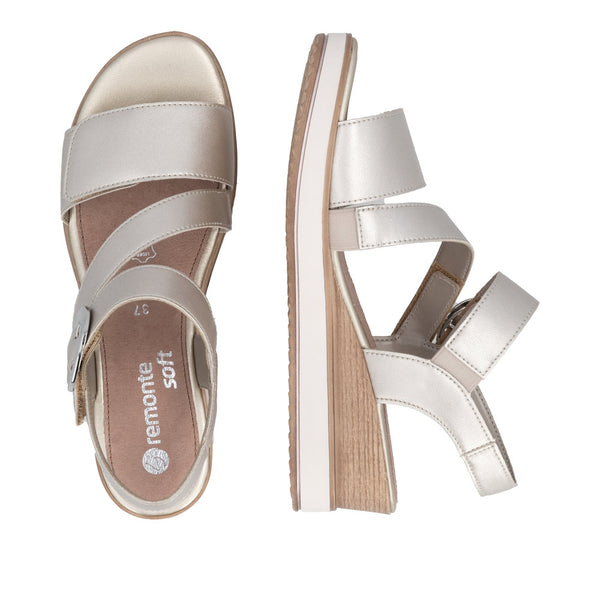 Remonte D6466-90 (Gold) - Women's