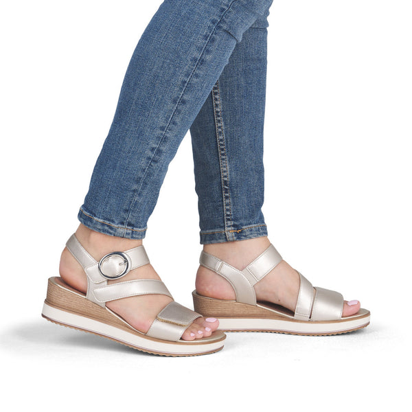 Remonte D6466-90 (Gold) - Women's