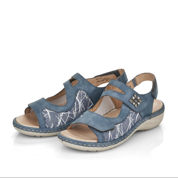 Remonte D7647-16 (Blue) - Women's