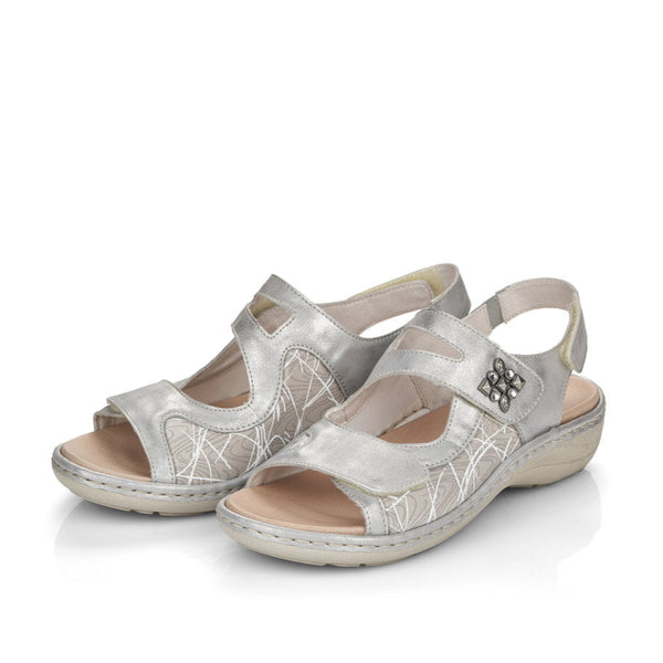 Remonte D7647-40 (Silver) - Women's