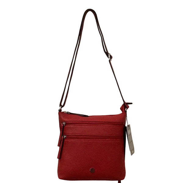 La Diva R18051 STL Handbag (Med Red) - Women's