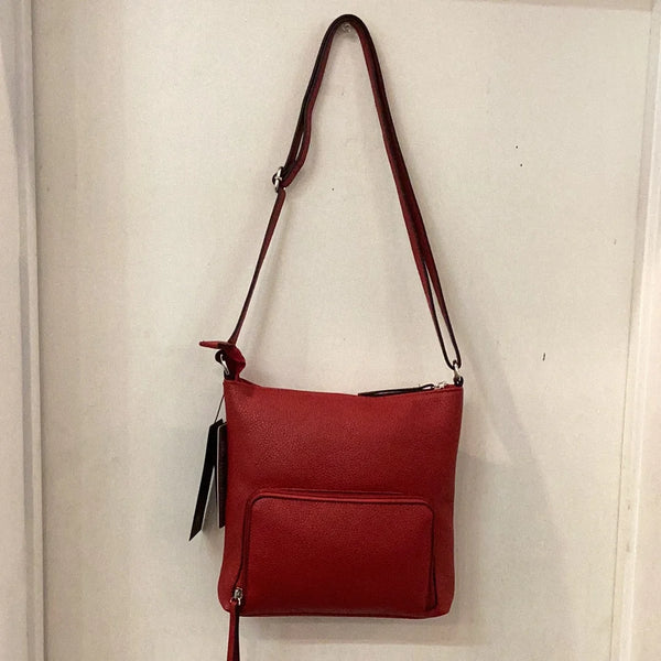 La Diva R18051 STL Handbag (Med Red) - Women's