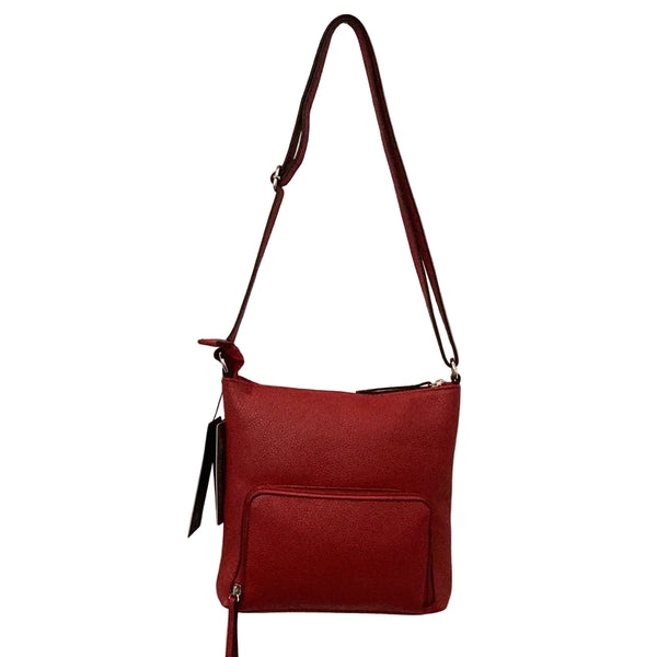 La Diva R18051 STL Handbag (Med Red) - Women's