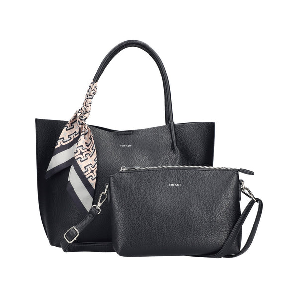 Rieker Handbag H1399-00 (Black) - Women's
