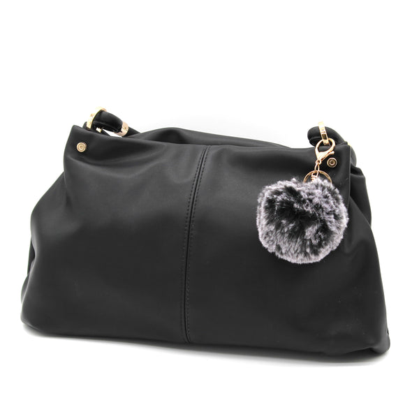 La Diva B12402 STL Handbag (Black) - Women's