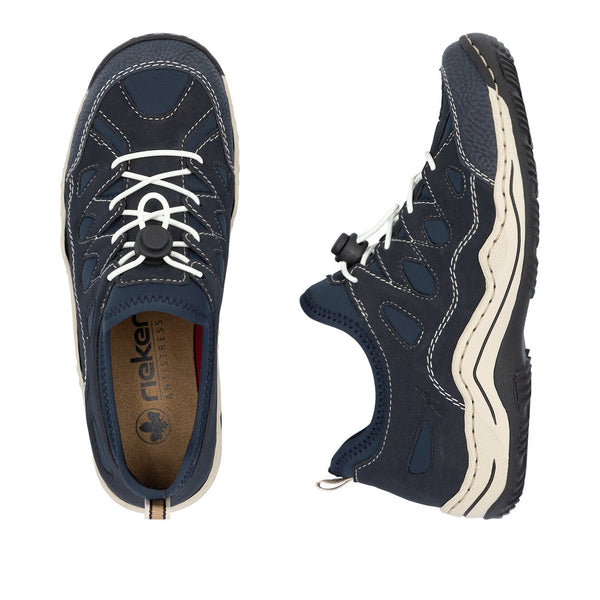 Rieker L0551-14 (Blue) - Women's