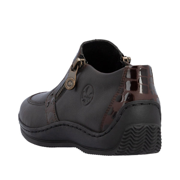 Rieker L1773-25 (Chocolate Brown) - Women's