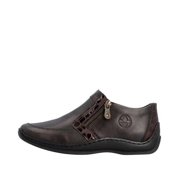 Rieker L1773-25 (Chocolate Brown) - Women's