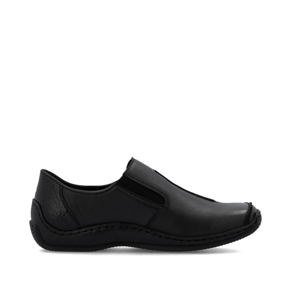 Rieker L1777-00 (Black) - Women's