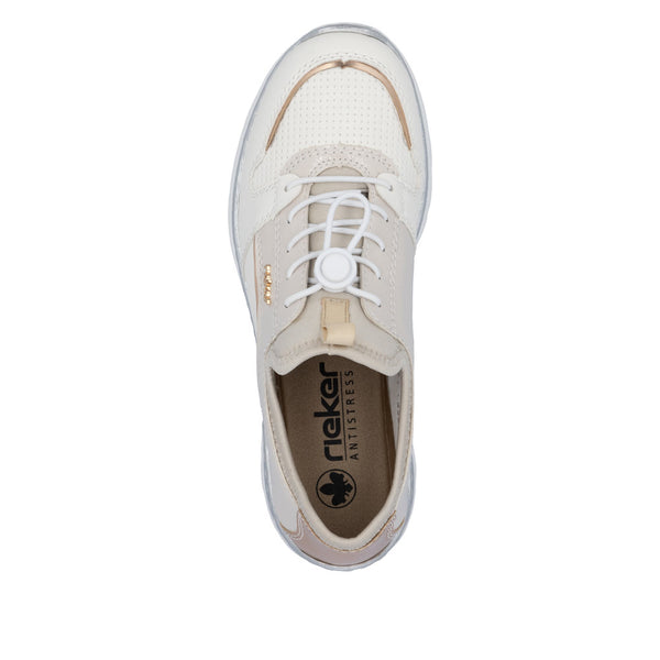 Rieker L3294-80 (White Multi) - Women's