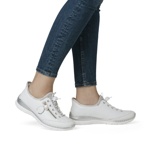 Rieker L32F1-80 (White) - Women's