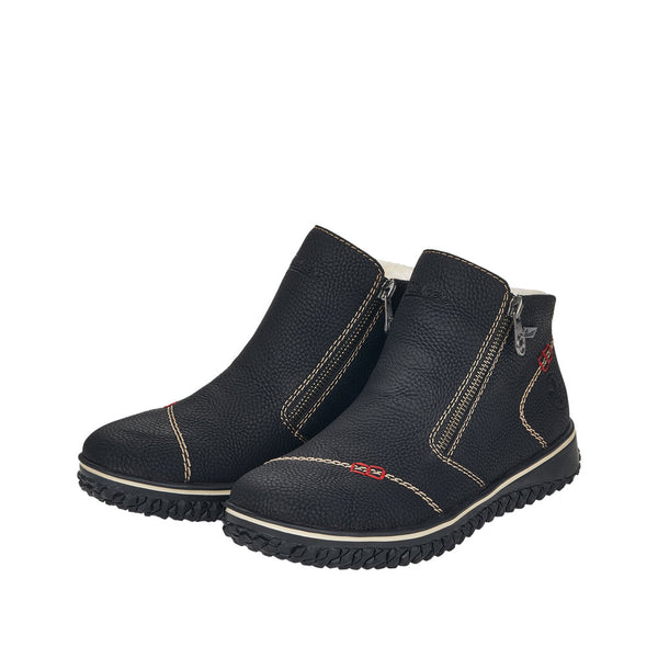 Rieker L4270-00 (Black) - Women's