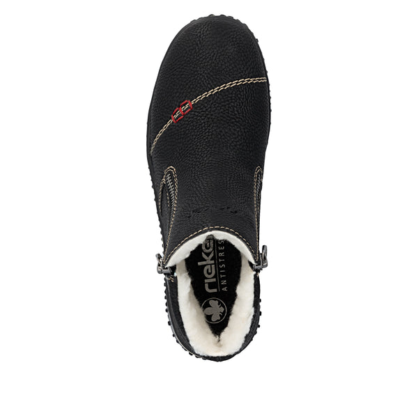 Rieker L4270-00 (Black) - Women's