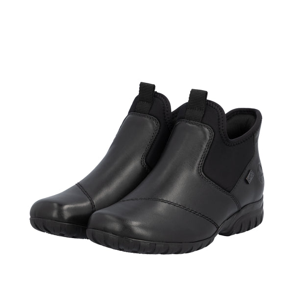Rieker L4677-00 (Black) - Women's