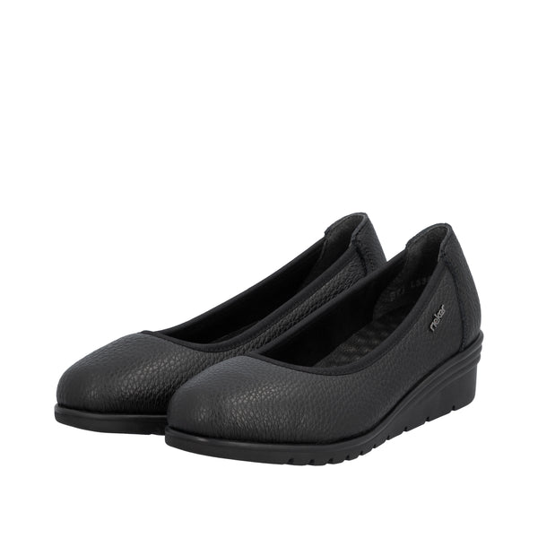 Rieker L5360-00 (Black) - Women's