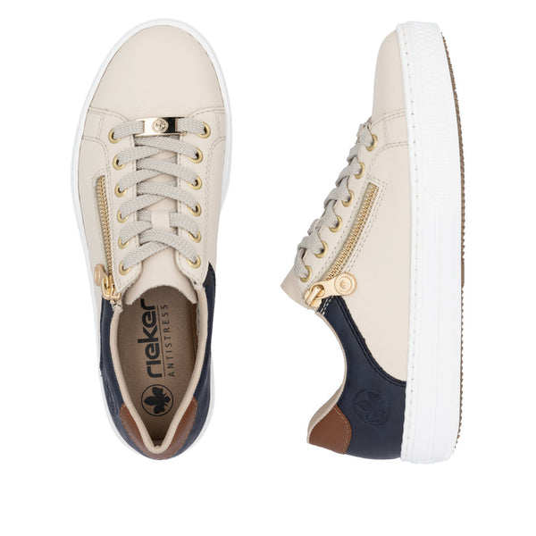 Rieker L59A1-60 (White/Navy) - Women's