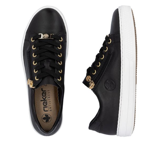 Rieker L59L1-01 (Black) - Women's
