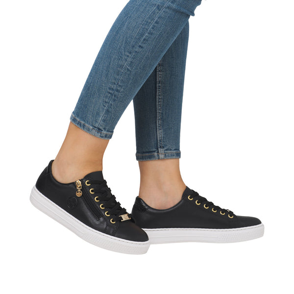 Rieker L59L1-01 (Black) - Women's