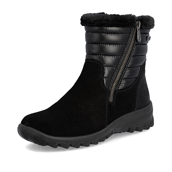 Rieker L7187-00 (Black) - Women's
