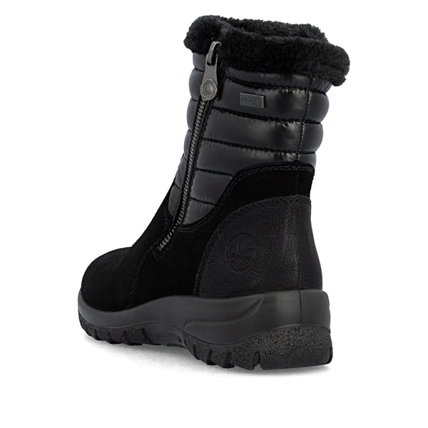 Rieker L7187-00 (Black) - Women's