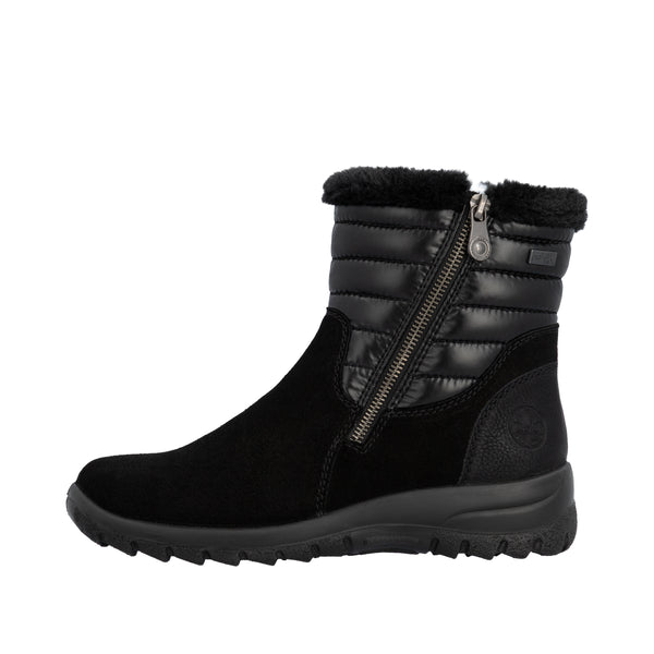 Rieker L7187-00 (Black) - Women's