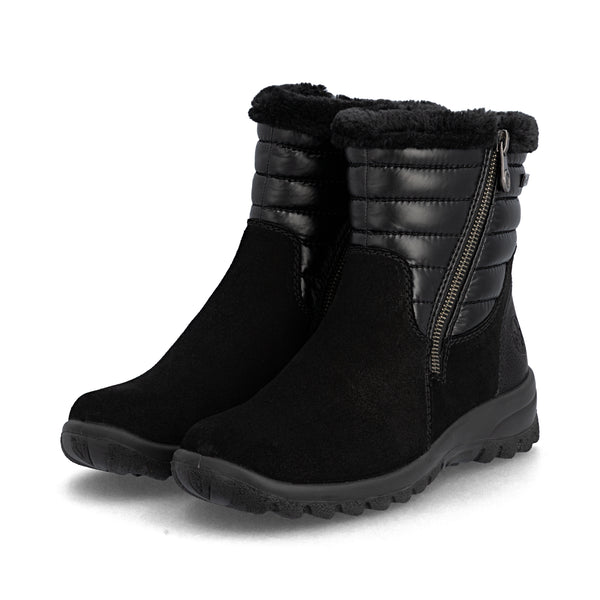 Rieker L7187-00 (Black) - Women's