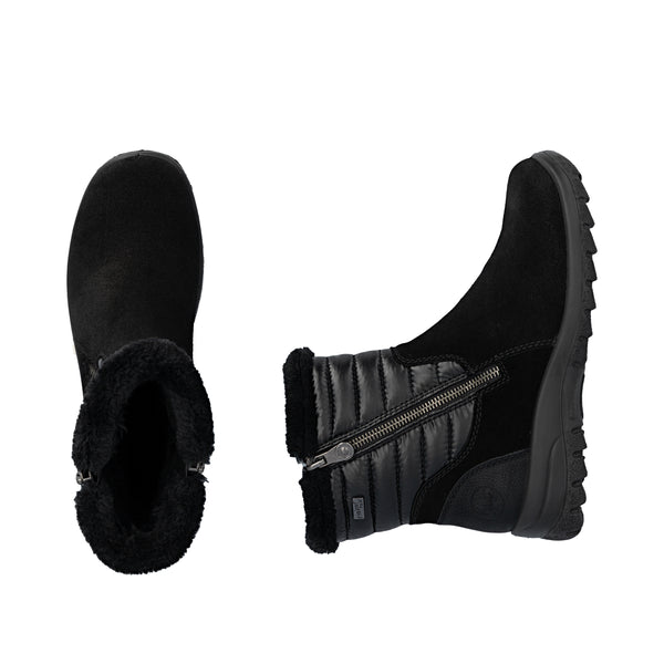 Rieker L7187-00 (Black) - Women's