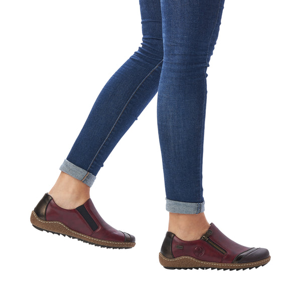 Rieker L7571-25 (Red) - Women's