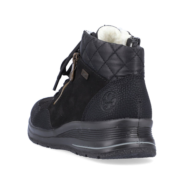 Rieker L7701-00 (Black) - Women's