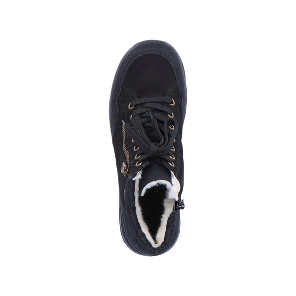 Rieker L7701-00 (Black) - Women's